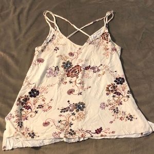 Floral tank top